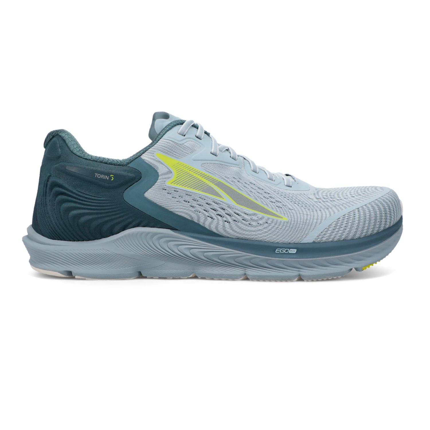 Altra Mens Torin 5 Road Running Shoes Grey/Light Green | REQO-98461